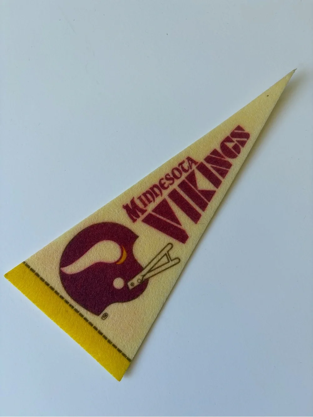 Vintage 70s 80s NFL Collectors Mini Felt Pennant Lot of 14 Small Wall Flags 9x4